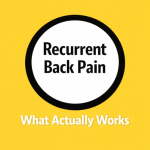 Recurrent back pain treatment